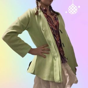 Funky One of a Kind Green Cardigan